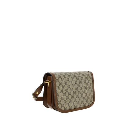 Gucci Beige The Horsebit Shoulder Bag