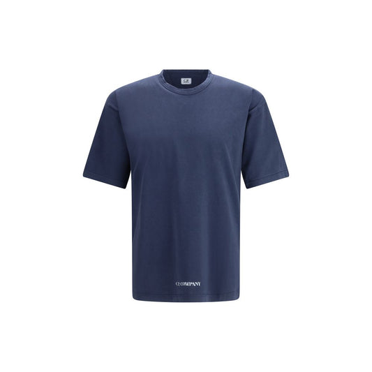 C.P. Company Blue Cotton T-Shirt 1728,72470364320,Blue,C.P. Company,Clothing,L,M,Men,New with tags,S,T-Shirts - Clothing,T-Shirts - T-Shirts - Clothing,XL,XXL