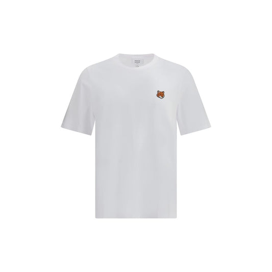 Maison Kitsuné White Cotton T-Shirt 1728,72470364320,Clothing,L,M,Maison Kitsuné,Men,New with tags,S,T-Shirts - Clothing,T-Shirts - T-Shirts - Clothing,White,XL