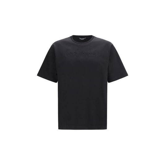 Dolce & Gabbana Black Cotton T-Shirt 1728,72470364320,Black,Clothing,Dolce & Gabbana,IT48 | M,Men,New with tags,T-Shirts - Clothing,T-Shirts - T-Shirts - Clothing
