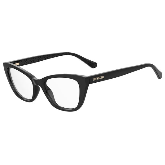 Love Moschino Black Cellulose Propionate Glasses (Frames) 1728,67345776800,Accessories,Black,Glasses (Frames) - Glasses and Sunglasses - Accessories,Glasses and Sunglasses - Accessories,Love Moschino,New with tags,Women