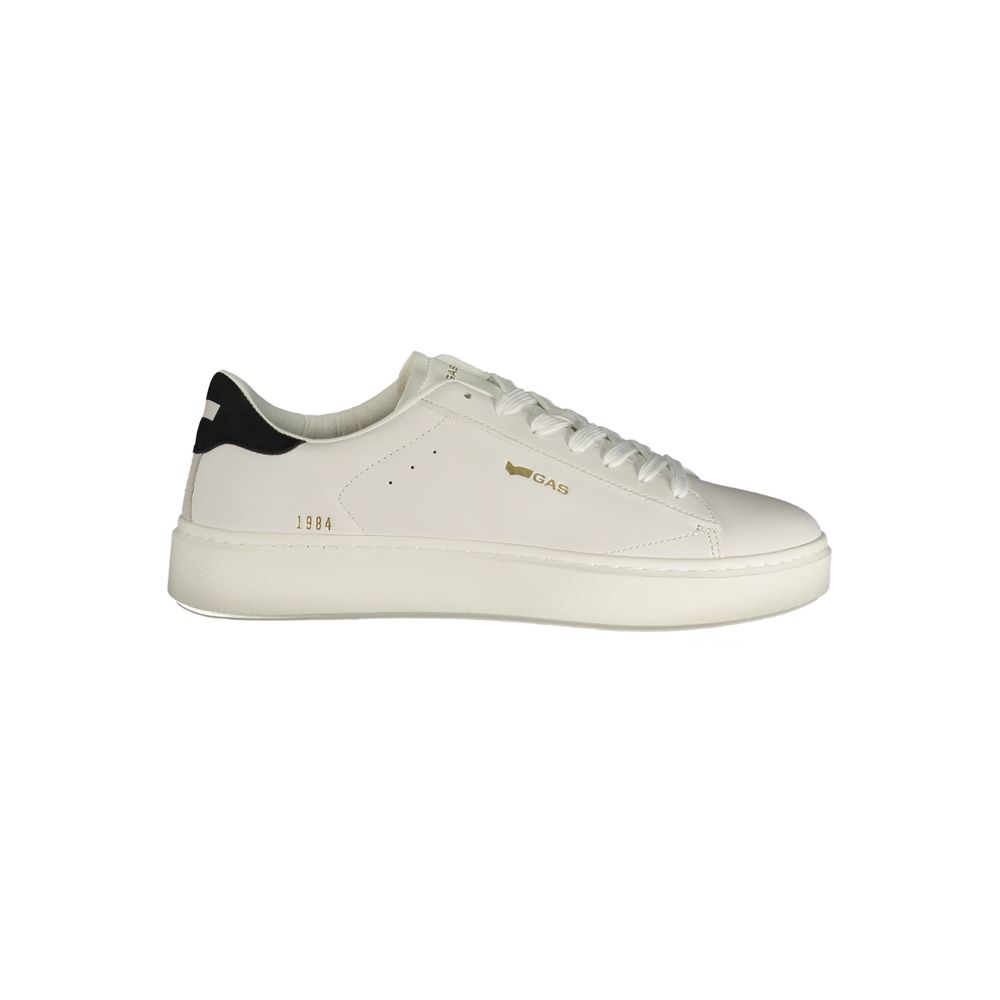 Gas White Polyurethane Men Sneaker 1728,67403481248,EU40/US7,EU41/US8,EU42/US9,EU43/US10,EU44/US11,EU45/US12,EU46,Gas,Low Tops - Sneakers - Shoes,Men,New with tags,Shoes,Sneakers - Shoes,White