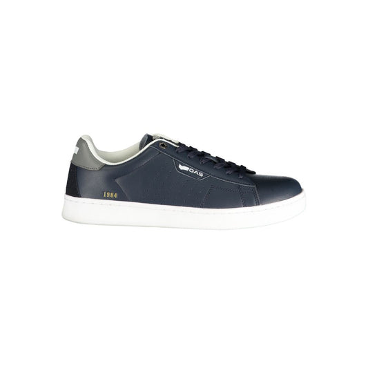 Gas Blue Polyurethane Men Sneaker 1728,67403481248,Athletic - Sneakers - Shoes,Blue,EU40/US7,EU41/US8,EU42/US9,EU43/US10,EU44/US11,EU45/US12,Gas,Men,New with tags,Shoes,Sneakers - Shoes