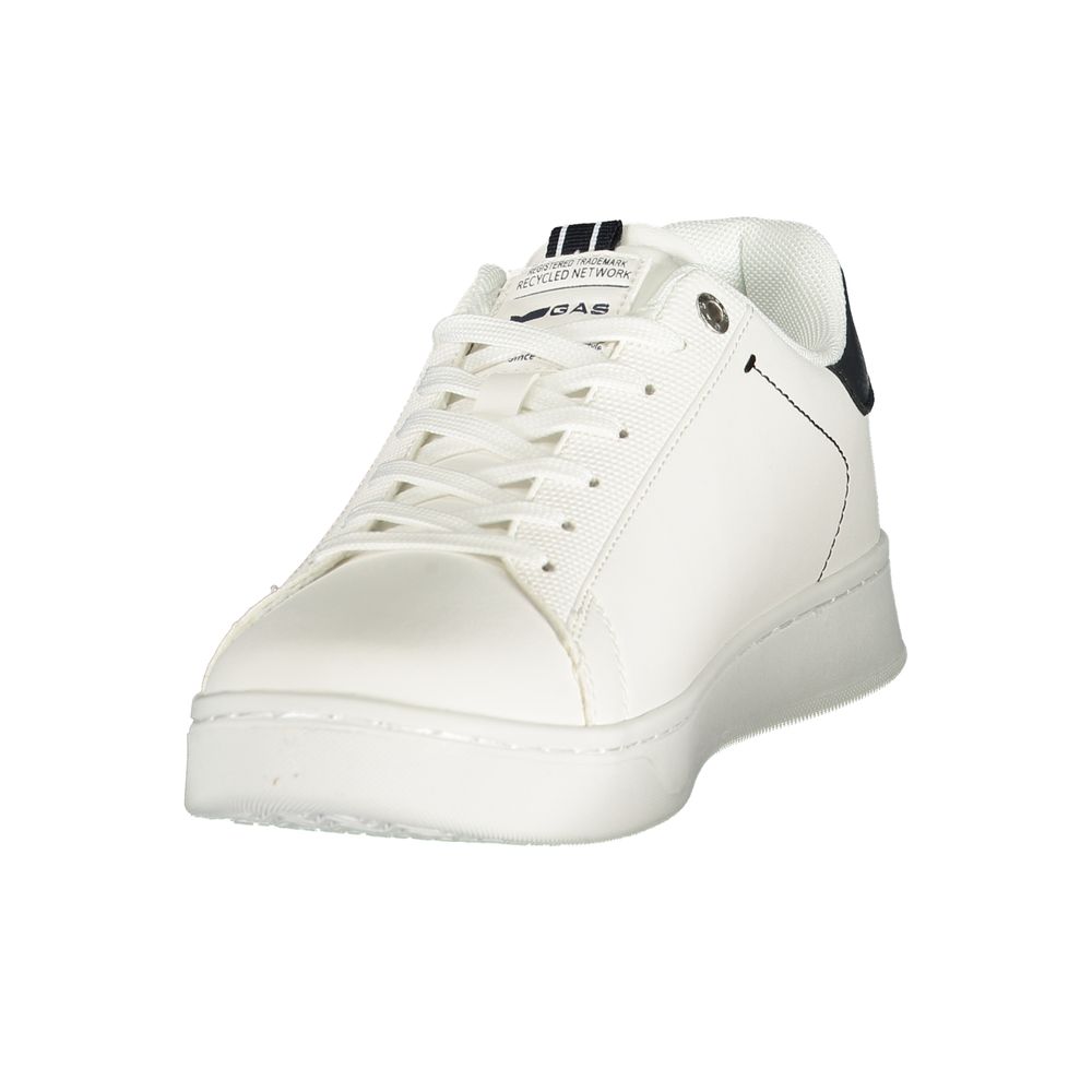Gas White Polyurethane Men Sneaker 1728,67403481248,Athletic - Sneakers - Shoes,EU40/US7,EU41/US8,EU42/US9,EU43/US10,EU44/US11,EU45/US12,EU46,Gas,Men,New with tags,Shoes,Sneakers - Shoes,White