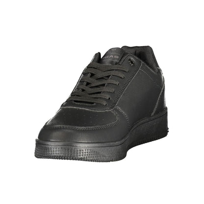 Gas Black Polyurethane Men's Sneaker 1728,67403481248,Athletic - Sneakers - Shoes,Black,EU40/US7,EU41/US8,EU42/US9,EU43/US10,EU44/US11,EU45/US12,EU46,Gas,Men,New with tags,Shoes,Sneakers - Shoes
