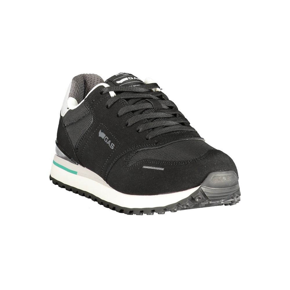 Gas Nero Polyurethane Men Sneaker 1728,67403481248,Athletic - Sneakers - Shoes,Black,EU40/US7,EU41/US8,EU42/US9,EU43/US10,EU44/US11,EU45/US12,Gas,Men,New with tags,Shoes,Sneakers - Shoes