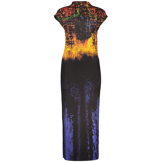 Desigual Black Viscosa Women Dress 1728,67403481248,Black,Casual - Dresses - Clothing,Clothing,Desigual,Dresses - Clothing,Long - Dresses - Clothing,M,New with tags,Pattern - Dresses - Clothing,S,Sleeveless - Dresses - Clothing,Women,XS