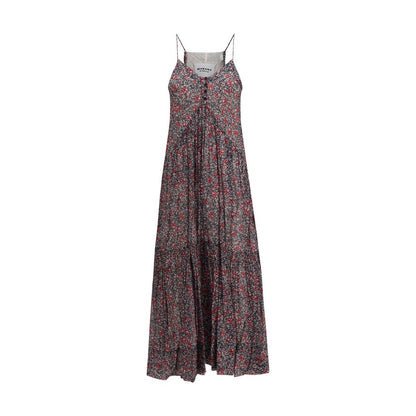 Marant Etoile Purple Cotton Casual Dress