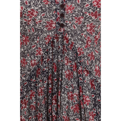 Marant Etoile Purple Cotton Casual Dress