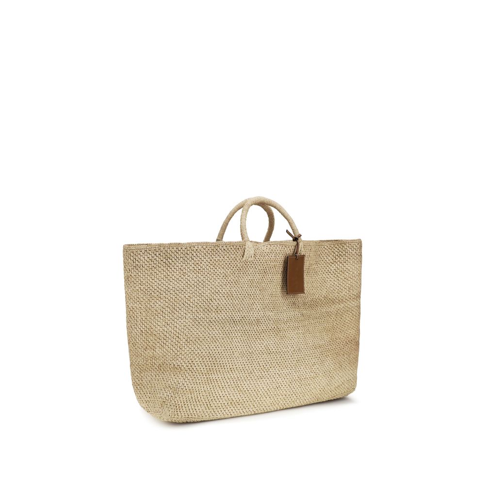 Manebi Beige Raffia Handbag 1728,72470364320,Bags,Beige,Handbags - Bags,Manebi,New with tags,Women