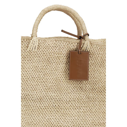 Manebi Beige Raffia Handbag 1728,72470364320,Bags,Beige,Handbags - Bags,Manebi,New with tags,Women
