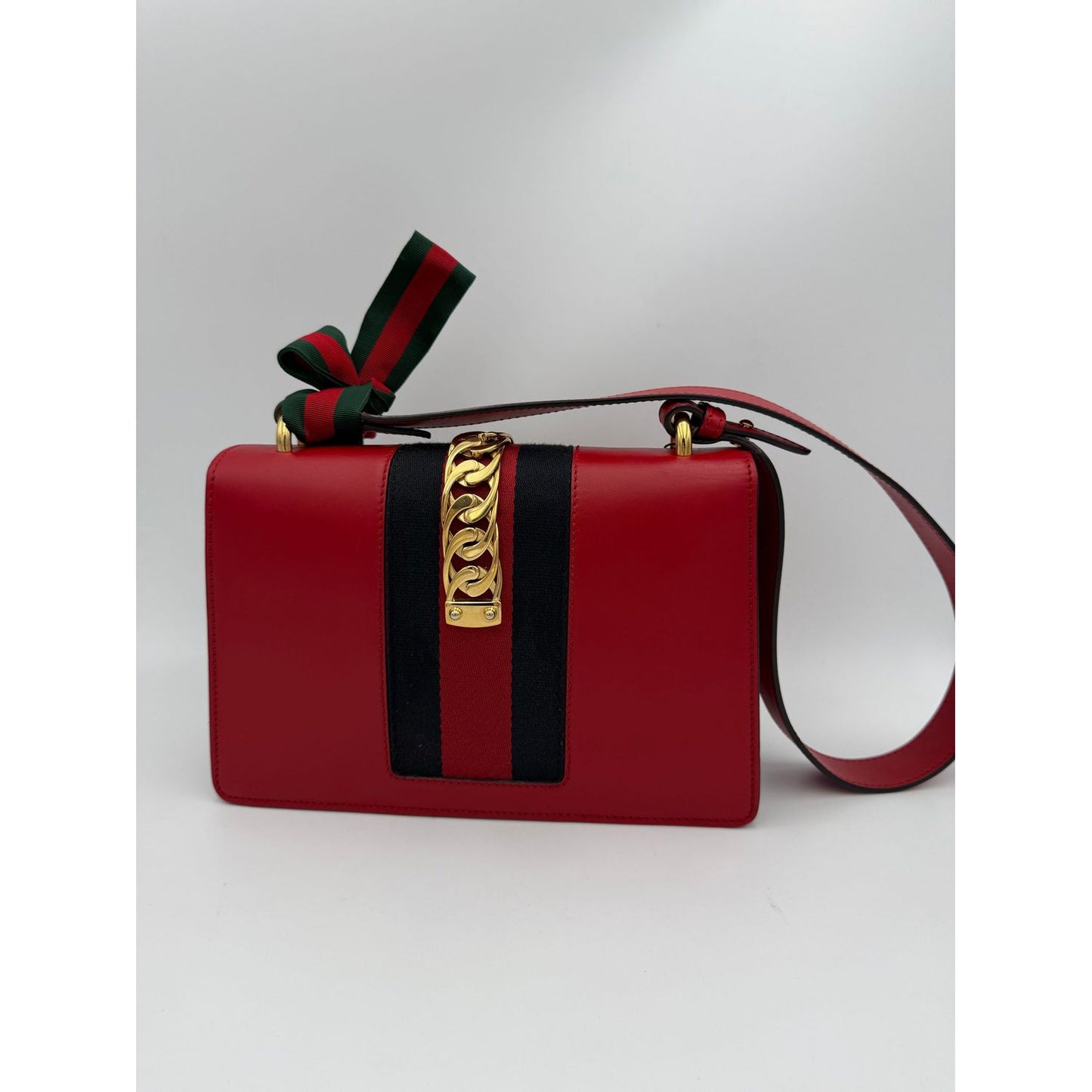 Gucci GUCCI SYLVIE Red Handbag