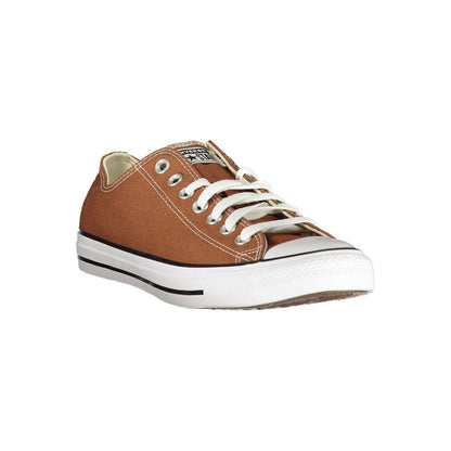 Converse Brown Polyester Low Top Sneakers 1728,67403481248,Brown,Converse,EU42/US9,EU43/US10,EU44/US11,EU45/US12,EU46,Low Tops - Sneakers - Shoes,Men,New with tags,Shoes,Sneakers - Shoes