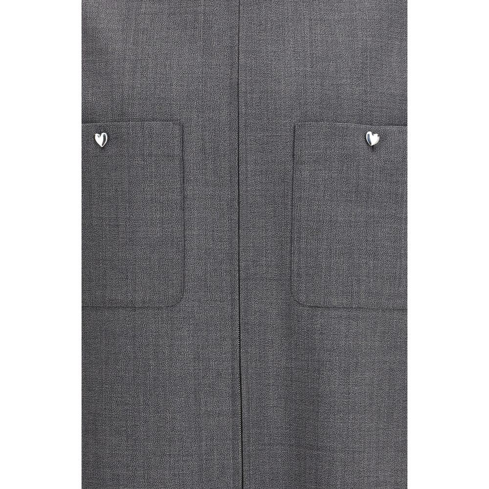 Valentino Gray Polyester Coat 1728,72470364320,Clothing,Coats - Jackets & Coats - Clothing,Gray,IT50 | L,IT52 | XL,Jackets & Coats - Clothing,Men,New with tags,Valentino