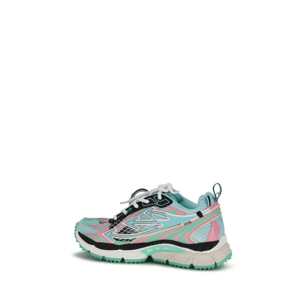 Off-White Multicolor Polyester Athletic Sneakers 1728,72470364320,Athletic - Sneakers - Shoes,EU36/US6,EU37/US7,EU38/US8,EU39/US9,EU40/US10,EU41/US11,Multicolor,New with tags,Off-White,Shoes,Sneakers - Shoes,Women