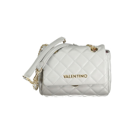 Mario Valentino Grigio Polyurethane Women Shoulder Bag 1728,67403481248,Bags,Gray,Handbags - Bags,Mario Valentino,New with tags,Women