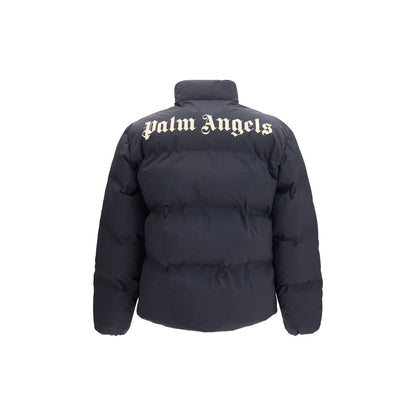 Palm Angels Black Polyamide Full-Length Jacket 1728,72470364320,Black,Clothing,Full-Length Jackets - Jackets & Coats - Clothing,Jackets & Coats - Clothing,L,M,Men,New with tags,Palm Angels,S,XL