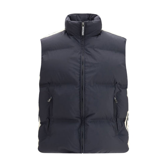 Palm Angels Black Polyamide Sleveless Jacket 1728,72470364320,Black,Clothing,Jackets & Coats - Clothing,L,M,Men,New with tags,Palm Angels,S,Sleveless Jacket - Jackets & Coats - Clothing,XL