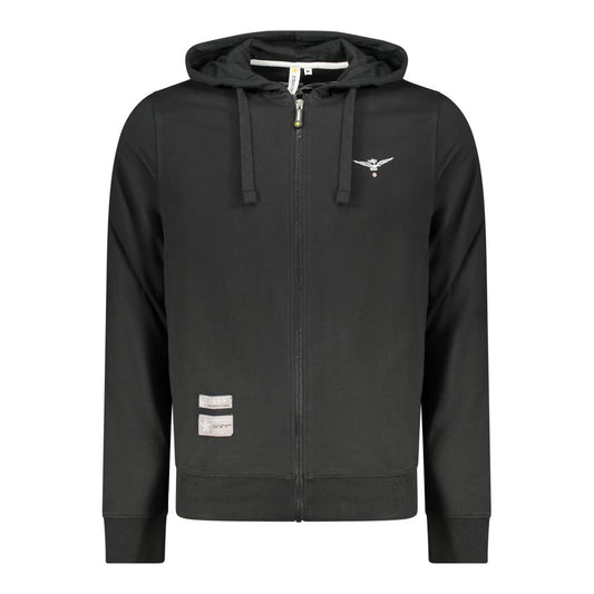 Accademia Militare Black Cotton Men's Hoodie 1728,3XL,67403481248,Accademia Militare,Black,Clothing,L,M,Men,New with tags,S,Sweaters - Clothing,Sweatshirts - Sweaters - Clothing,XL,XXL