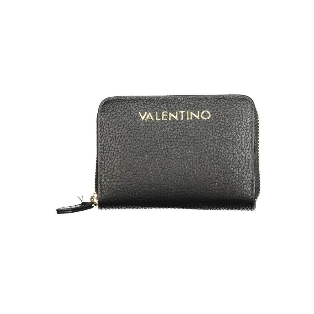 Valentino Black Polyurethane Women's Wallet