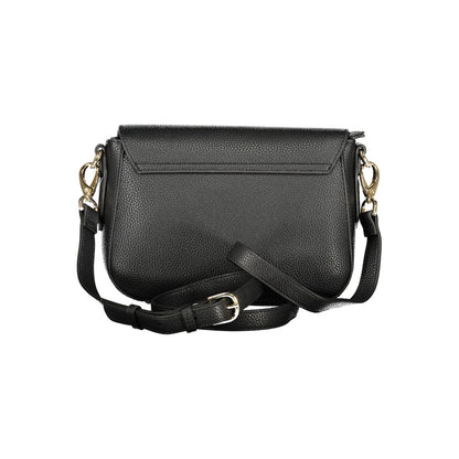 Mario Valentino Black Polyurethane Womens Bag