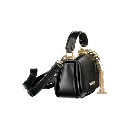 Mario Valentino Black Polyurethane Women's Bag