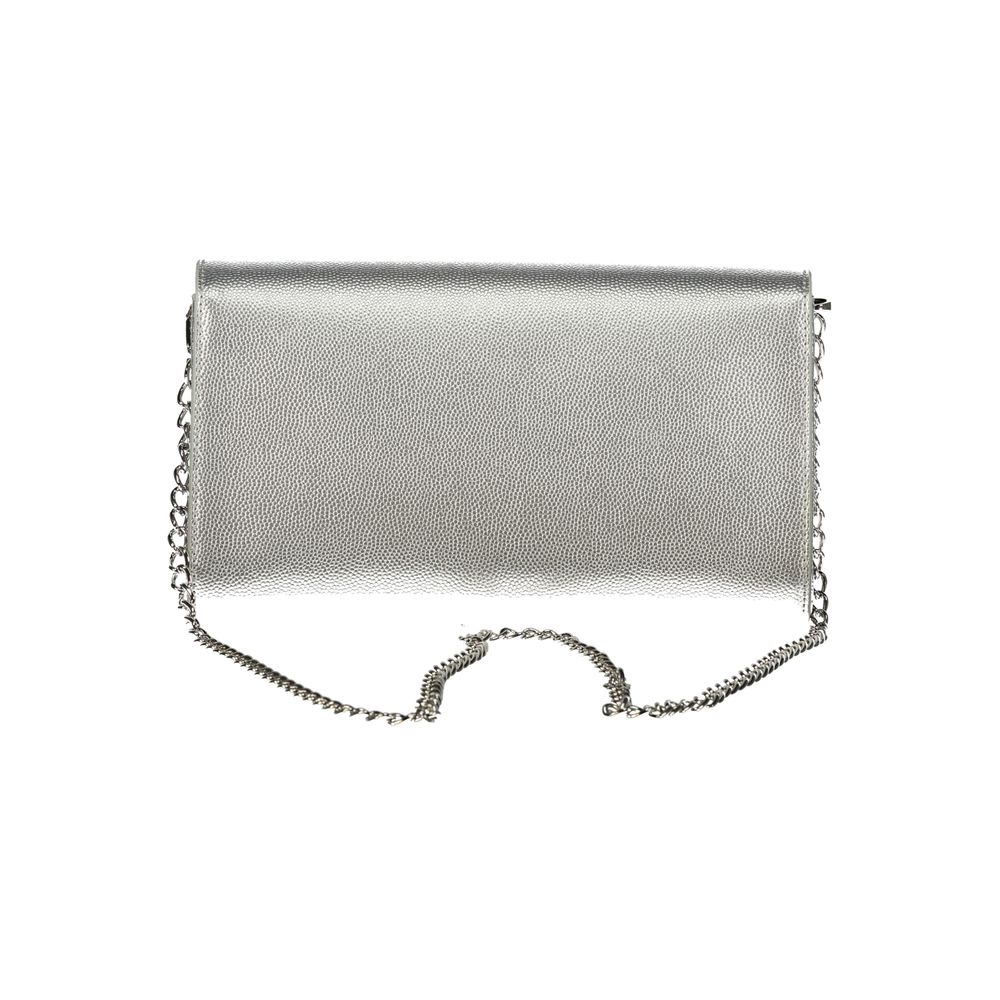 Mario Valentino Silver Polyurethane Women Bag