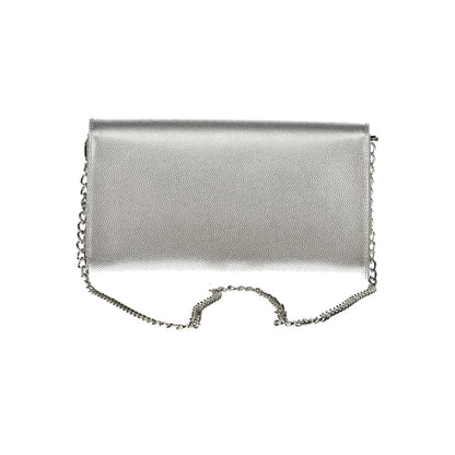 Mario Valentino Silver Polyurethane Women Bag