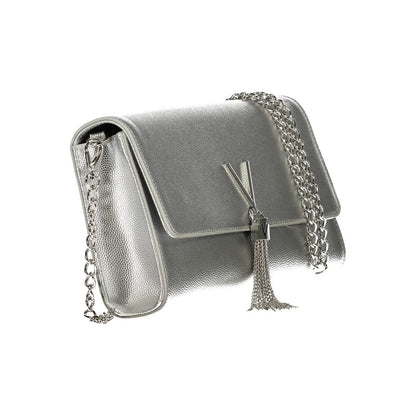 Mario Valentino Silver Polyurethane Women Bag