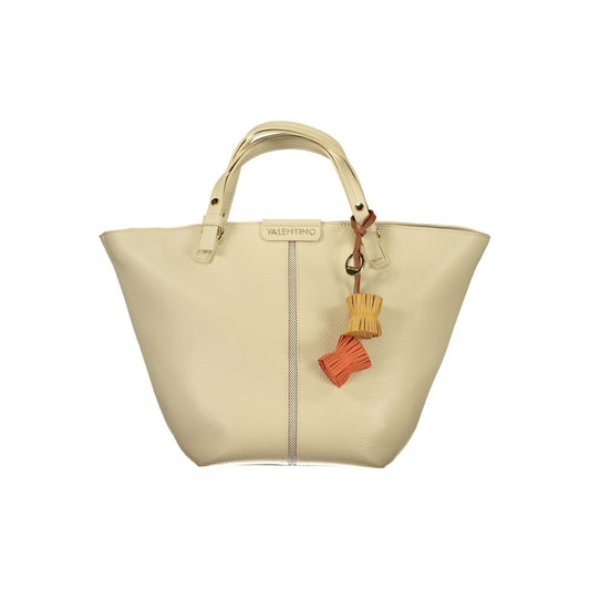 Mario Valentino Beige Polyurethane Womens Bag