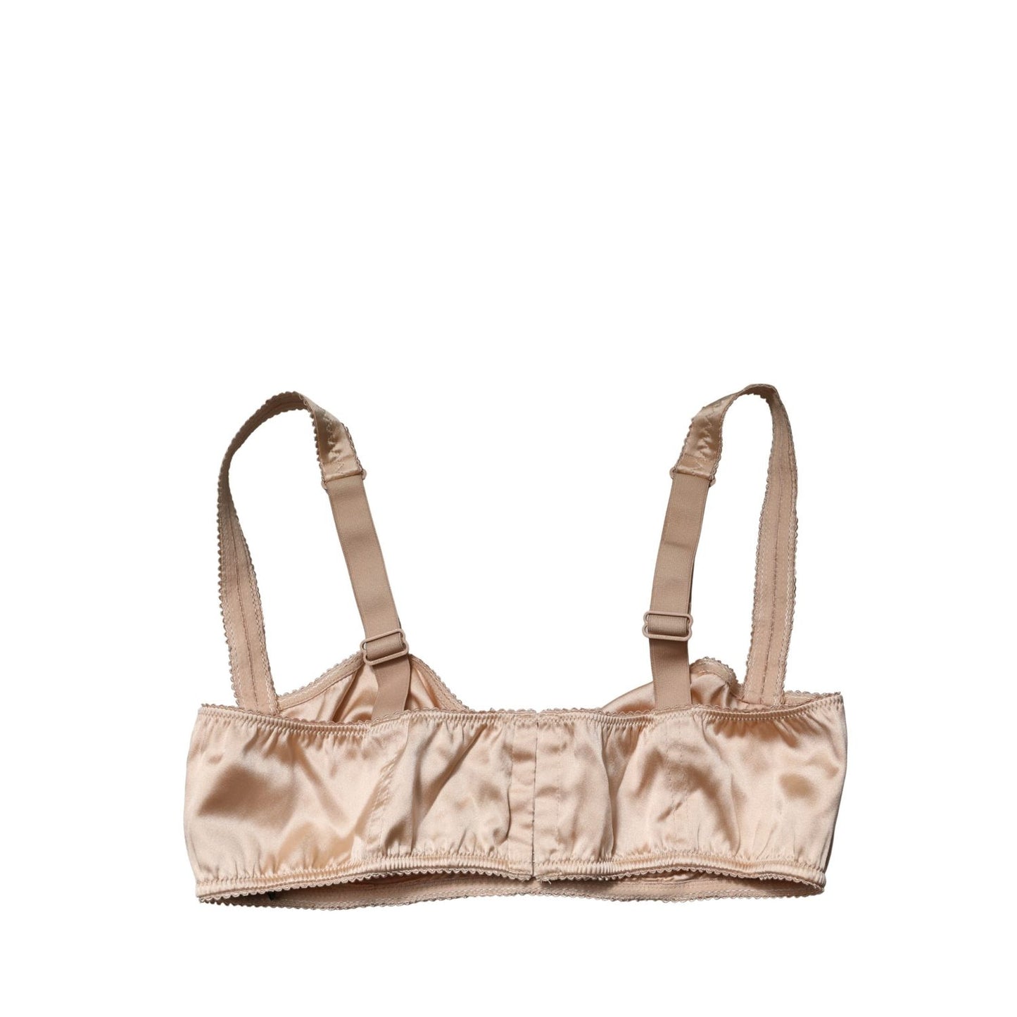 Dolce & Gabbana Beige Semi-Pad Underwire Balconette Bra Underwear