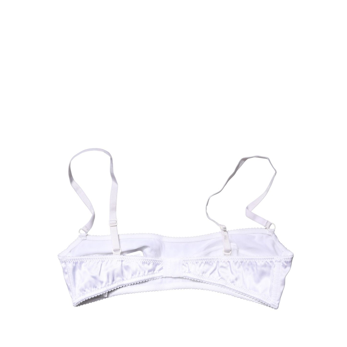 Dolce & Gabbana White Semi-Pad Underwire Balconette Bra Underwear
