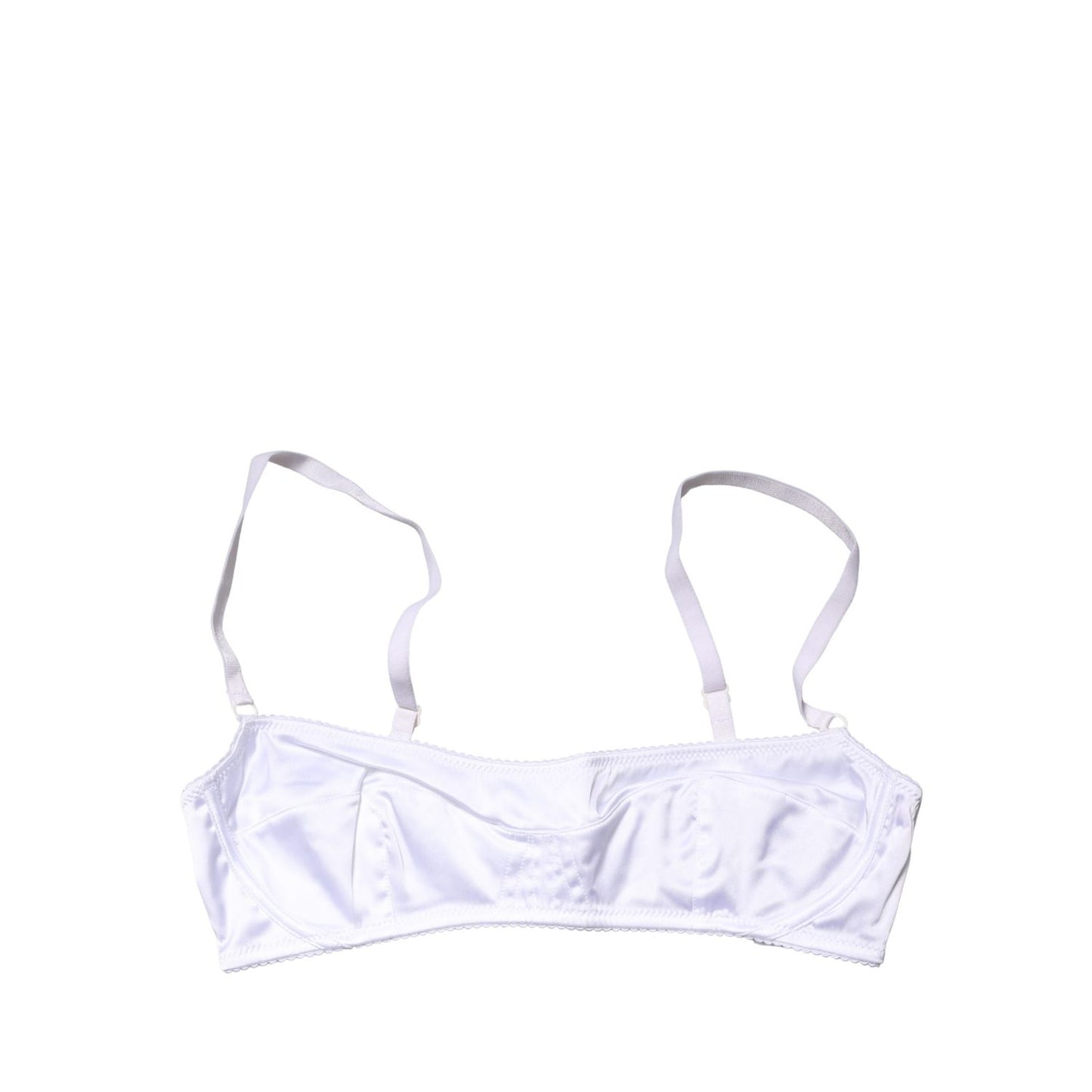 Dolce & Gabbana White Semi-Pad Underwire Balconette Bra Underwear