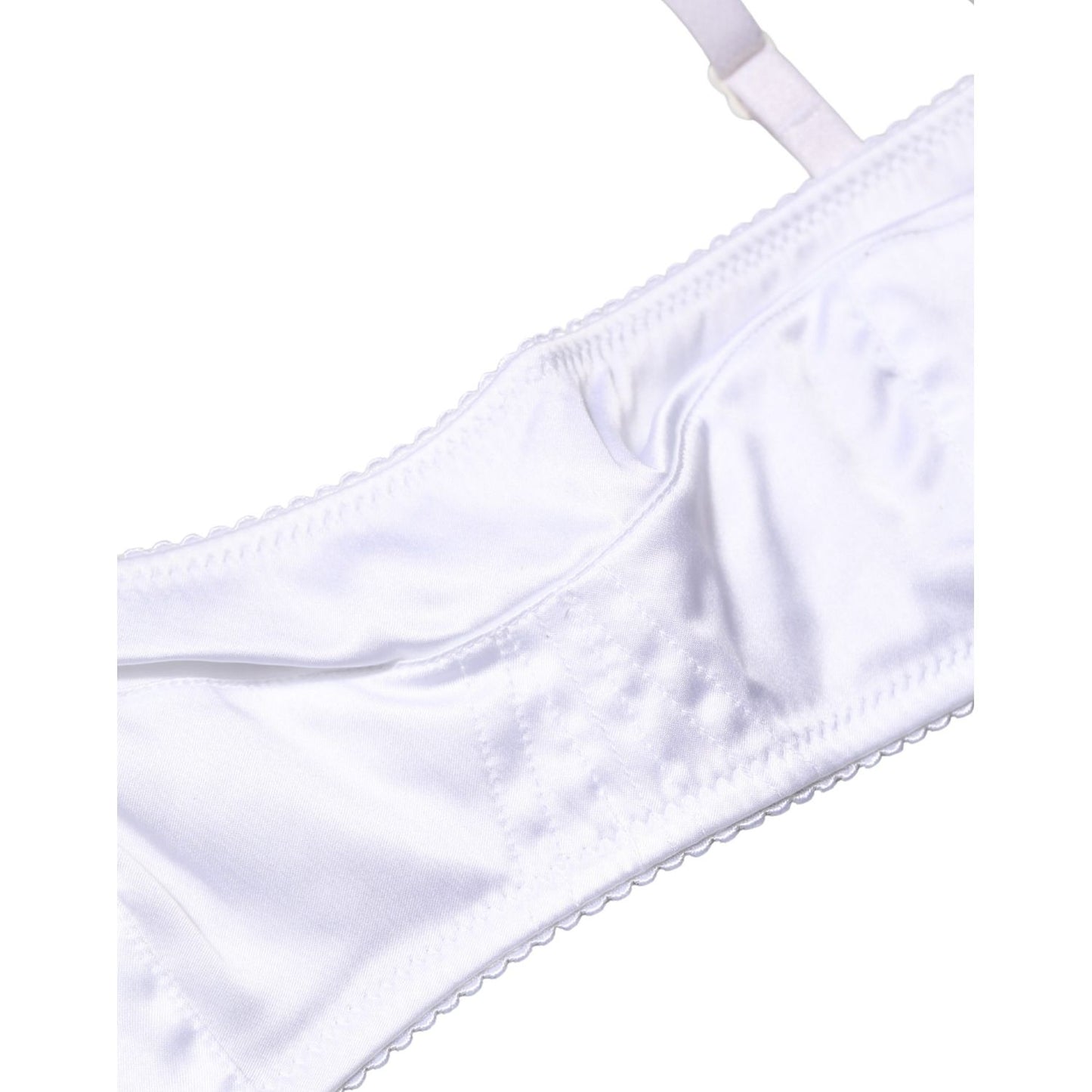 Dolce & Gabbana White Semi-Pad Underwire Balconette Bra Underwear