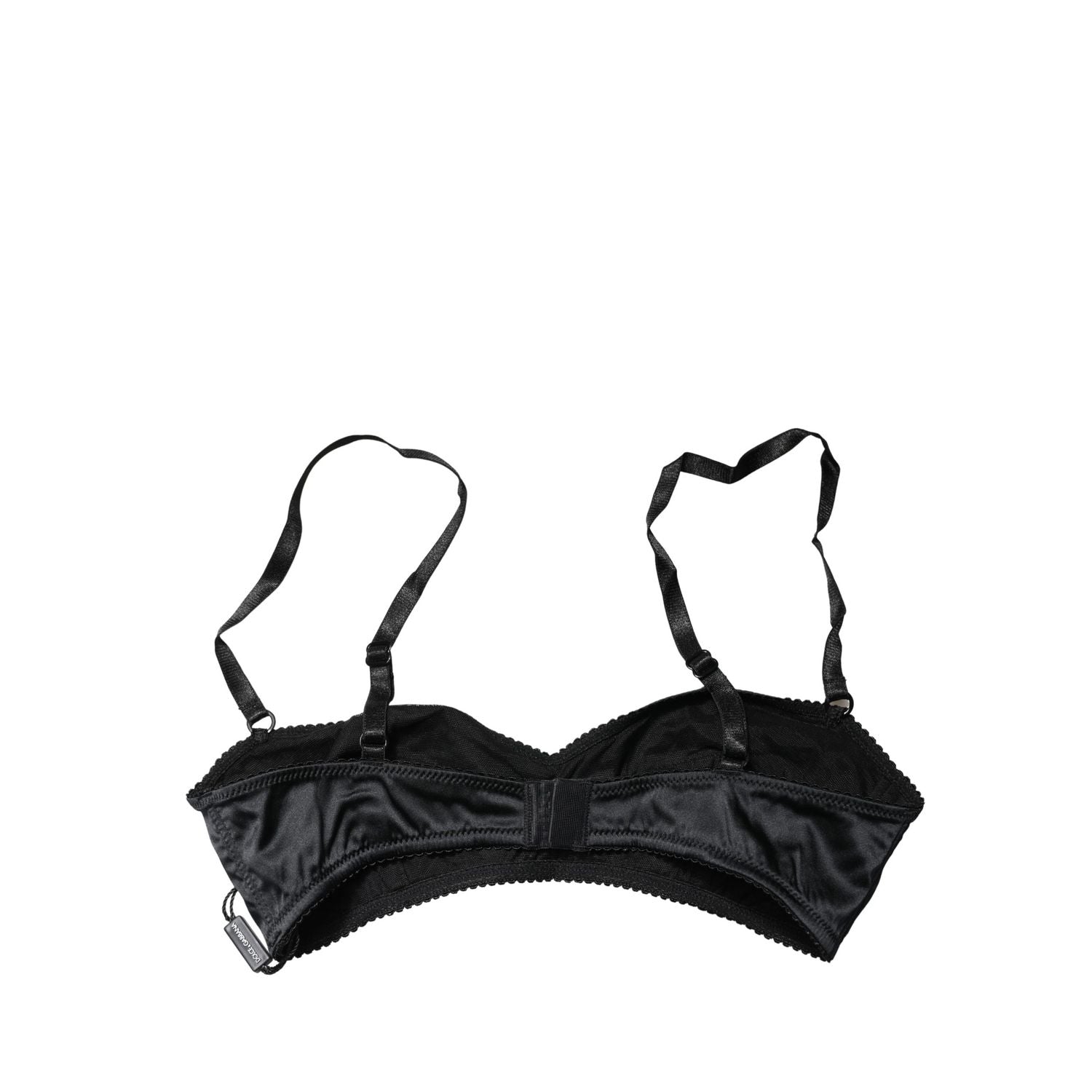 Dolce & Gabbana Black Semi-Pad Underwire Balconette Bra Underwear