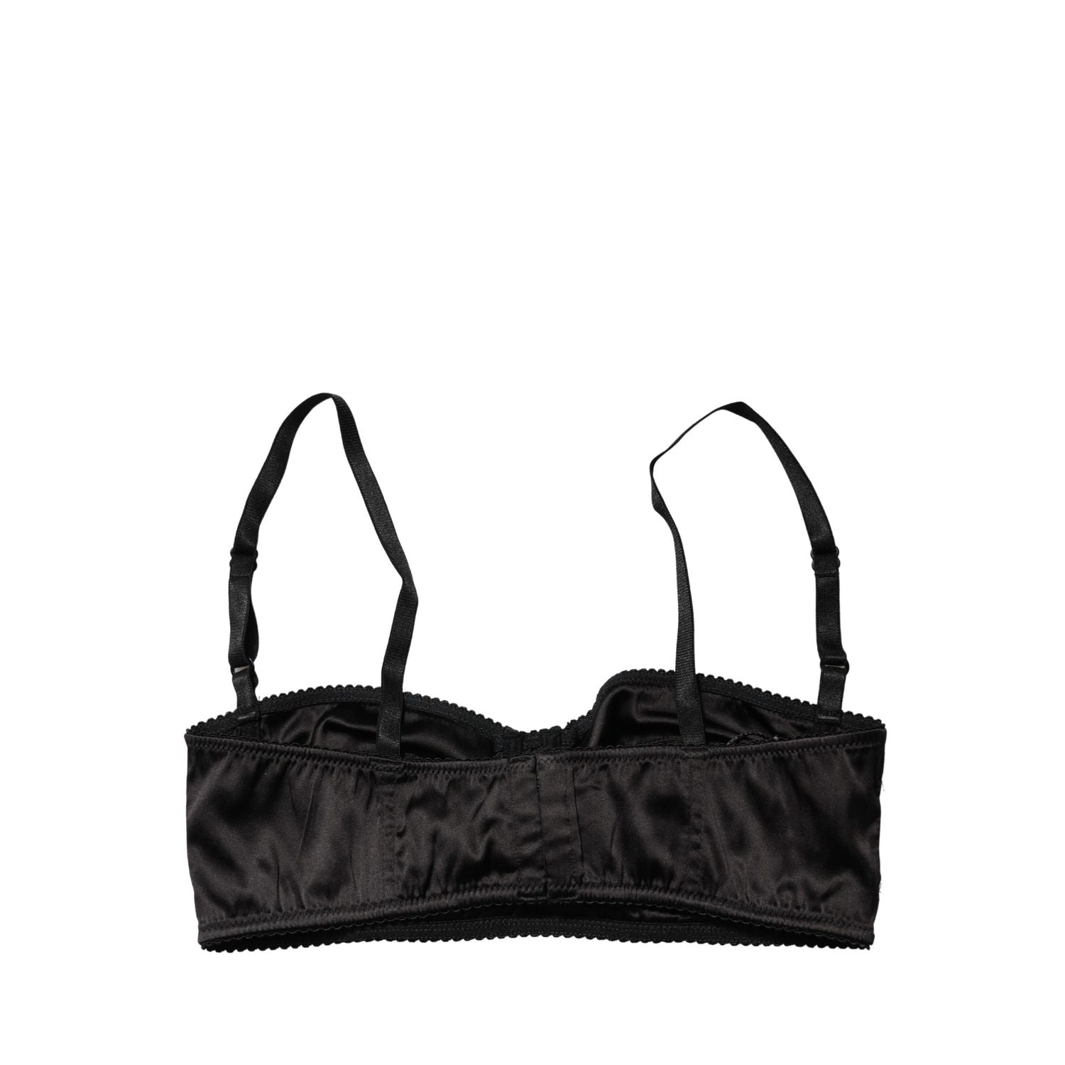 Dolce & Gabbana Black Semi-Pad Underwire Balconette Bra Underwear