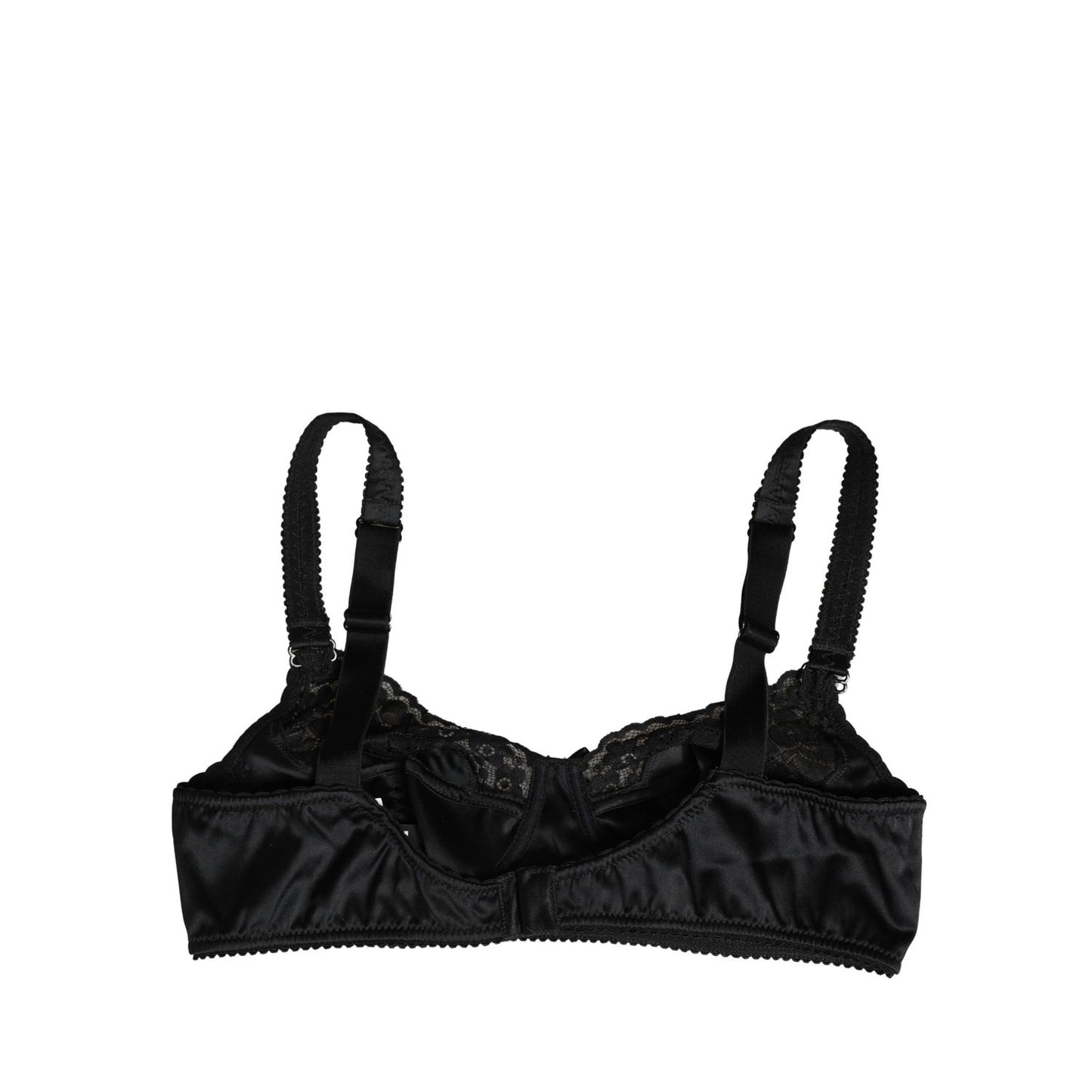 Dolce & Gabbana Black Semi-Pad Underwire Balconette Bra Underwear