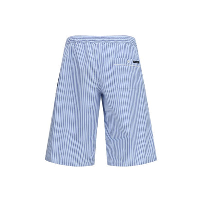 Dolce & Gabbana Multicolor Cotton Bermuda Shorts