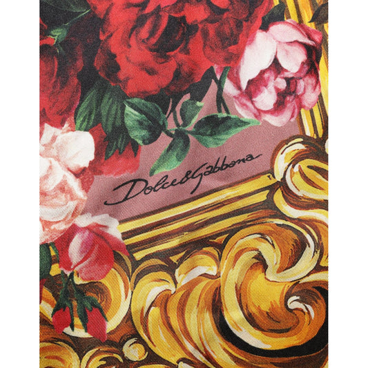Dolce & Gabbana Multicolor Floral Long Sleeves Button Down Shirt Top