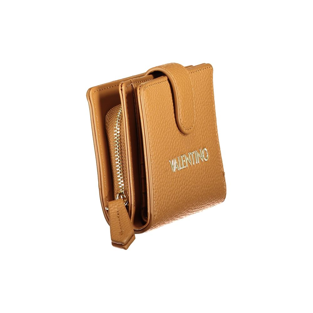 Valentino Brown Polyethylene Wallet