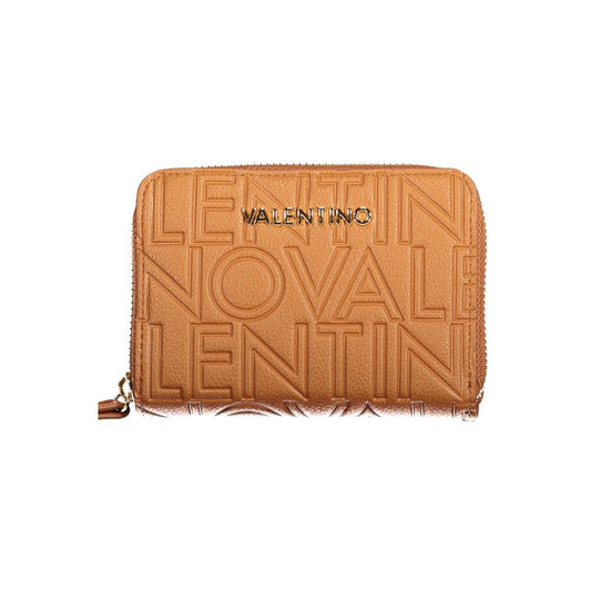 Mario Valentino Brown Polyurethane Women's Wallet
