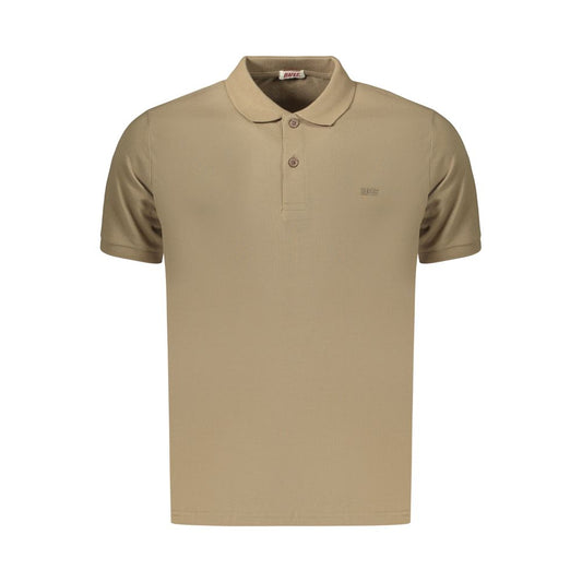 Rifle Brown Cotton Men's Polo Shirt