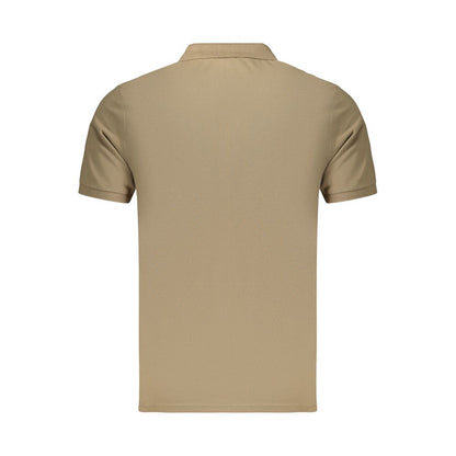Rifle Brown Cotton Men's Polo Shirt