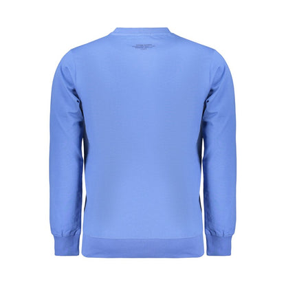 Coveri Moving Blue Cotton Men's Sweatshirt