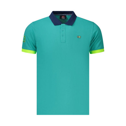 Norway 1963 Azzurro Cotton Men's Polo
