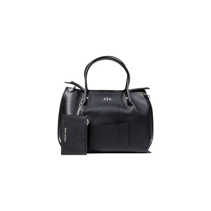 Armani Exchange Black Polyester Handbag