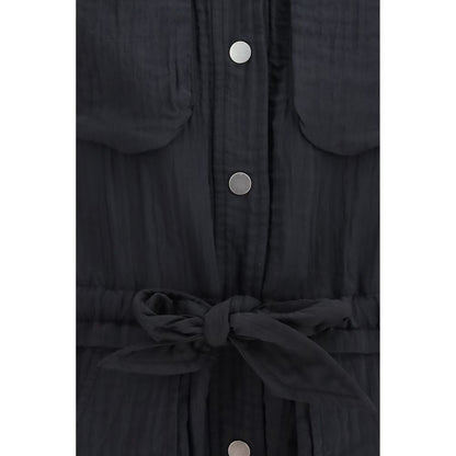 Marant Etoile Black Viscose Jumpsuit