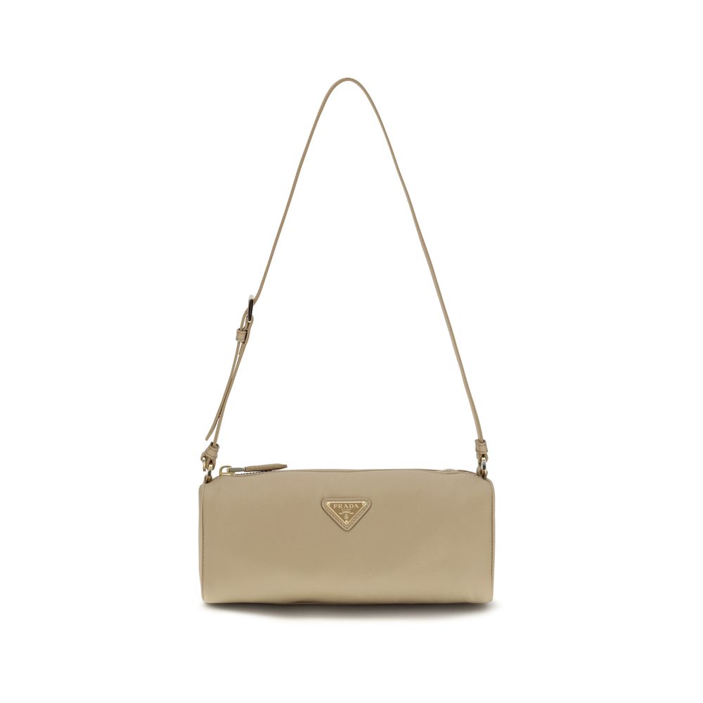 Prada Beige The Re-Nylon Shoulder Bag