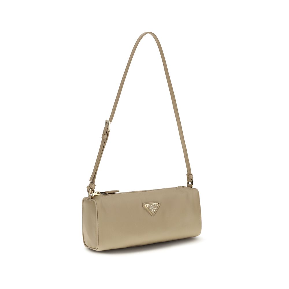 Prada Beige The Re-Nylon Shoulder Bag