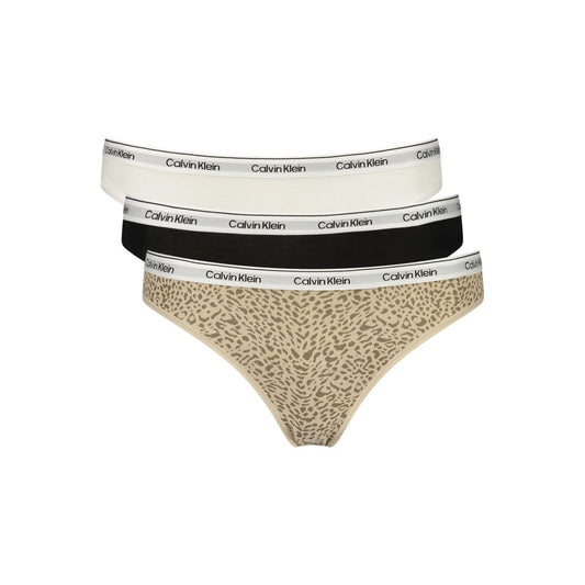 Calvin Klein Black Cotton Pantie